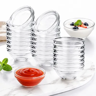 Produktbild von Solidchoice – Set mit 24 Servierschalen, 40 ml Fassungsvermögen