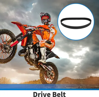 Image de Courroie De Transmission Compatible Pour Yamaha Xp530 T-Max 530 2012-2016, En Fibre De Caoutchouc Résistant À L'Usure, Noir, Courroie En V Pour Véhicules Tout-Terrain