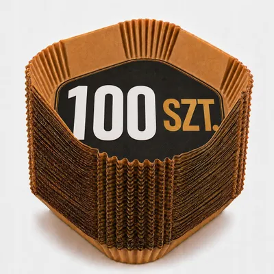 Produktbild von 100 Stück Einweg-Papier-Einsätze für Heißluftfritteuse 16 cm