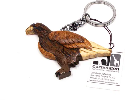 Produktbild von Schlüsselanhänger aus Holz - Seeadler