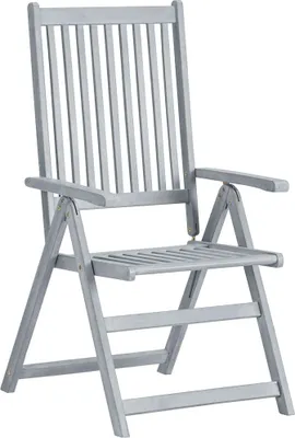 Zdjęcie produktu dla VidaXL 45938, Taras, Drewno akacjowe, Szary, 570 mm, 690 mm, 1100 mm