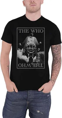 Immagine prodotto di The Who - Maglietta "Quadrophenia Classic" per uomo/donna Unisex RO9599 (L) (Nero)