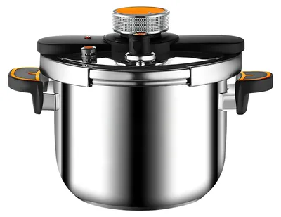 Image de Casserole à pression, en acier inoxydable, 6 litres, 6L