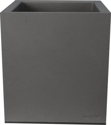 Image de Pot de fleurs Riviera Grey Plastic Squared