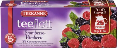 Produktbild von TEEKANNE teeflott Brombeere-Himbeere Tee 25 Teebeutel à 5,0 g
