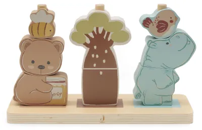 Produktbild von Jollein Holz-Stapelturm - Jollies, 1 Jahr(e), 3 Stück(e), Holz