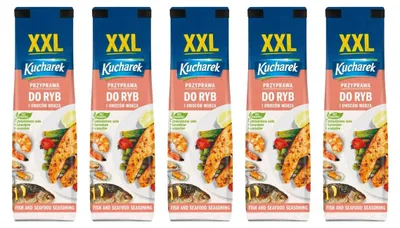 Produktbild von Kucharek Fischgewürz 5x 70g - Gewürzmischung für Fisch Meeresfrüchte Gewürzsalz