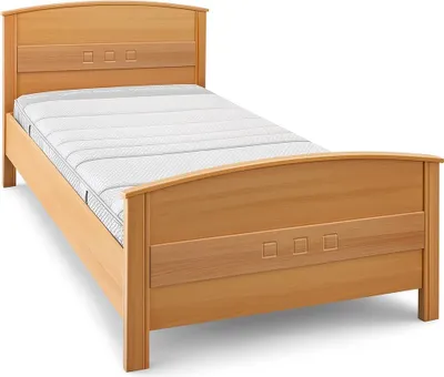 Produktbild von Seniorenbett Buche Nachbildung Komfortbett 100x200 höhenverstellbar #2024