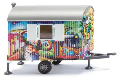 Immagine prodotto di Wiking 065609 Rimorchio da costruzione Graffiti Decor Scartamento H0 1:87