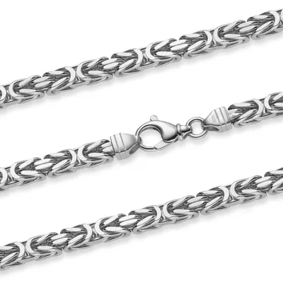 Produktbild von Silberkette Königskette Länge 50cm - Breite 5,1 mm - 925 Silber