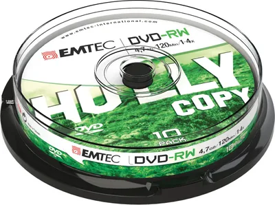 Produktbild von Emtec DVD-RW 4.7GB 10pcs 4x Cake Classic