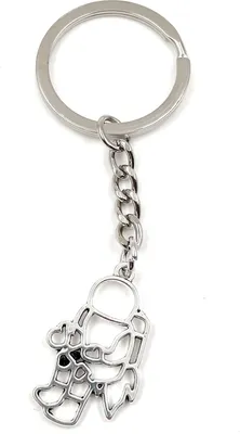 Produktbild von Onwomania Schlüsselanhänger - "Flieger Astronaut Weltall" - Metall Glücksbringer ideal als Geschenk z.B. für den besten Freund, die beste Freundin, Mama