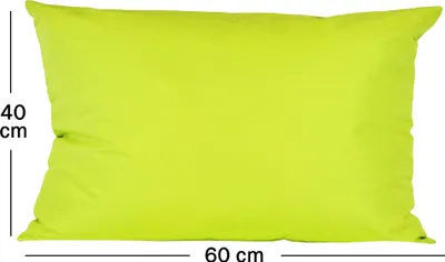 Produktbild von JACK 1x 40x60cm Outdoor Kissenhülle Bezug Lounge Garten Einfarbig, Farbe:Limette