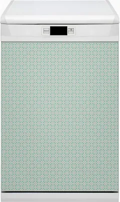 Obrázok produktu pre Magnetická fólia do umývačky riadu Kuchynská magnetická podložka 45x80 cm Dekor do umývačky riadu - bielo modrá