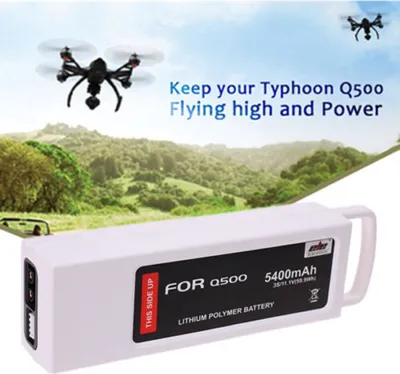 Produktbild von Topchances 11.1V 5400 mAh 3S / 3Cell 5C Lipo baterie Baterie pro Yuneec Q500 + 4K RC Drone, Typhoon RC Quadcopter
