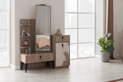 Produktbild von Schlafzimmer Luxus Moder Kommode mit Spiegel Modern Möbel Holz Neu