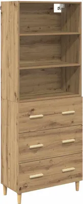 Immagine prodotto di Credenza con cassetto Rovere artigianale 69,5 x 32,5 x 180 cm