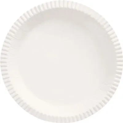 Produktbild von 150 Papstar Schalen, Pappe rund Ø 19 cm, 2,4 cm weiss 90472