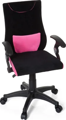 Produktbild von hjh OFFICE Kinderdrehstuhl KIDDY PRO AL Schreibtischstuhl für Kinder höhenverstellbar mit Armlehnen Stoff