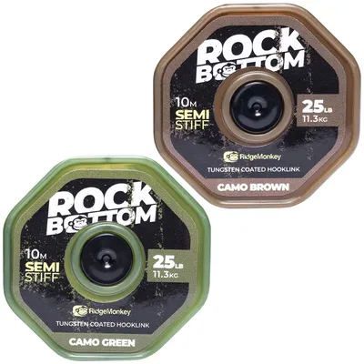 Obrázek produktu pro RidgeMonkey Rock Bottom Hooklink - polotuhé provedení