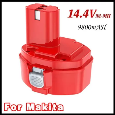 Immagine prodotto di Batteria da 14,4 V - Batteria di ricambio per utensili elettrici PA14 1422 1420 - NiMH - Capacità 9800 mAh - Per avvitatori a batteria - 1 pezzo