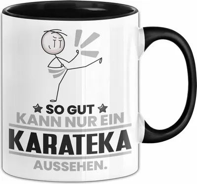 Produktbild von Karateka Geschenk Tasse So Gut Kann Nur Ein Karateka Aussehen Geschenkidee Kaffee-Becher (Schwarz)