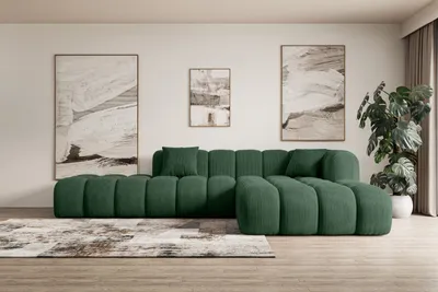 Produktbild von ALTDECOR Ecksofa in L-Form OLEA-L2 - 289x176x71 cm Grün - Corner Sofa Bett Eckcouch Couch Wohnlandschaft Cauchsofa