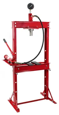 Hydraulische Werkstattpresse 20 t mit Manometer, 90–1035 mm