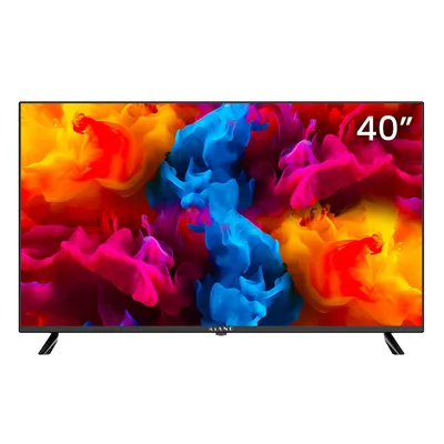 Produktbild von Kiano Fernseher 40 Zoll Slim - Full HD - LED TV - Dolby Digital Plus - DVB-T2/S2 - 100cm - PVR USB Aufnahme - 3x HDMI - CI+ - Hotelmodus - Schwarz