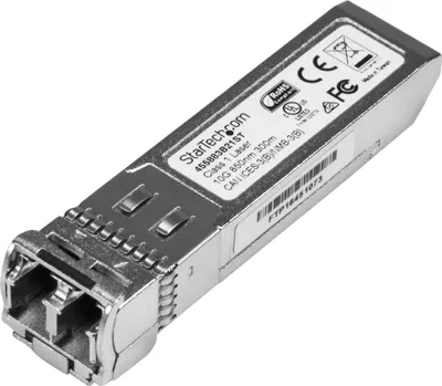 Produktbild von StarTech.com HPE 455883-B21 kompatibel SFP+ Transceiver Modul -10GBASE-SR, Faseroptik, 11100 Mbit/s, SFP+, LC, SR, 300 m