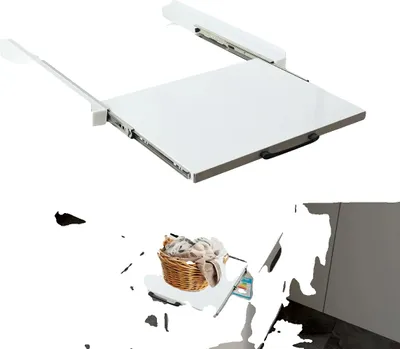 Produktbild von Stapelsatz mit ausziehbarem Regal, 150 kg Tragfähigkeit, robuste Stahlkonstruktion, NEIN.2