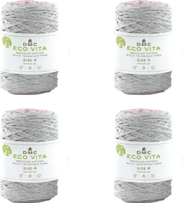 Obrázok produktu pre 4x DMC Eco Vita 4 Multico – 80 % recyklovaná bavlna a 20 % polyester (farba 103)