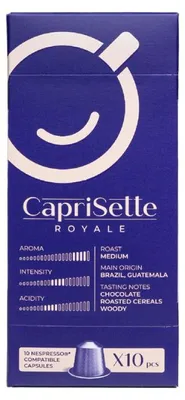 Obrázok produktu pre Kávové kapsule pre kávovary Nespresso® Caprisette Royale, 10 ks