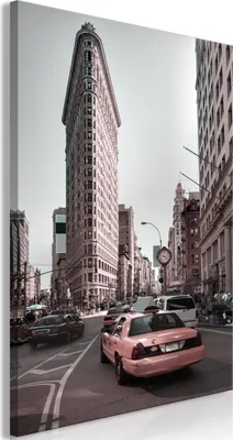 Produktbild von Vlies Leinwandbild - Urban Traffic (1 Part) Vertical 40x60 cm Städte c-B-0476-b-a