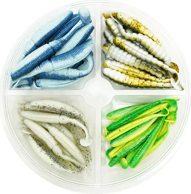Immagine prodotto di Set di esche artificiali morbide Fish-Xpro - per spigole - 7-12 cm - Assortimento
