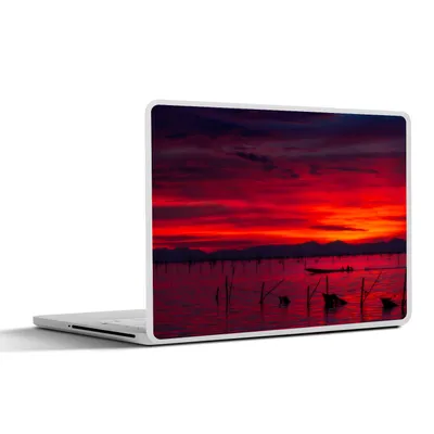 Produktbild von MuchoWow® Laptop Aufkleber Sticker Cover Meer - Himmel - Sonne 25x18 cm - Laptop-Deko