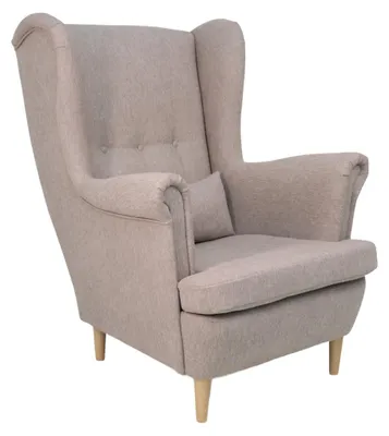 Zdjęcie produktu dla HOMLA Fotel FOSSBY szary 82x85x105 cm