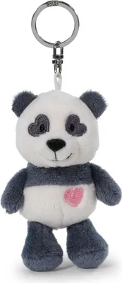 Produktbild von NICI GREEN Schlüsselanhänger Love Panda mit Herz schwarz 10cm