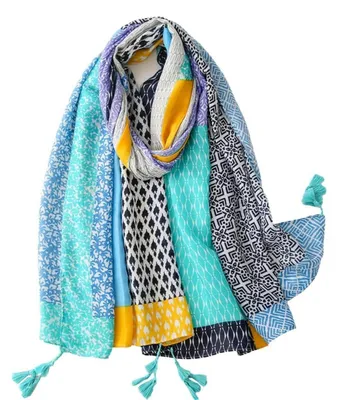 Immagine prodotto di Sciarpa da donna, sciarpe e scialli, abito da sera, scialle per matrimonio, dimensioni 33,5 x 70,5 pollici