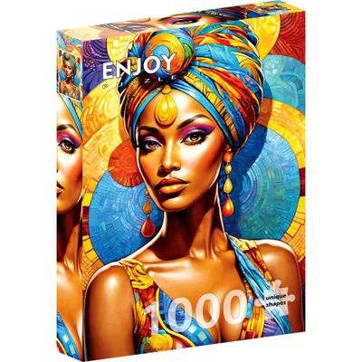 Zdjęcie produktu dla Puzzle 1000 elementów Enjoy – Afrykańskie piękno