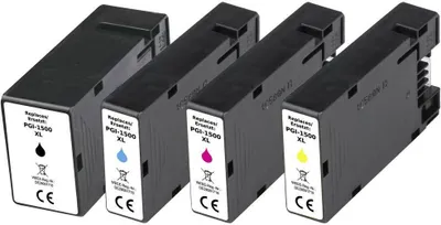Produktbild von Renkforce Druckerpatrone ersetzt Canon PGI-1500BK XL, PGI-1500C XL, PGI-1500M XL, PGI-1500Y XL Kompatibel Kombi-Pack Sc