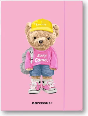Obrázok produktu pre A4 zložka s gumičkou Teddies – medvedík Urszula