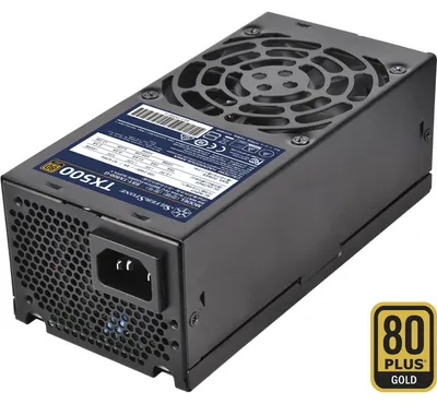Produktbild von SST-TX500-G 500W (schwarz, 2x PCIe, 500 Watt)