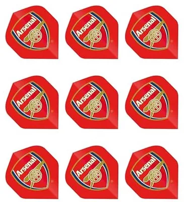 Premier League Fußballclub Dart Flights - 3 Sets mit 9 Flights