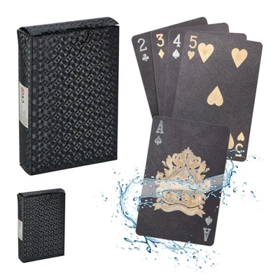 Obrázek produktu pro relaxdays Vodotěsné pokerové karty 2 balíčky