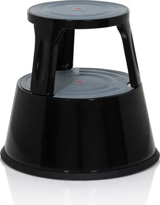 Produktbild von hjh OFFICE Tritthocker TIO-M II Metall, Kunststoff Tritt Hocker, Elefantenfuß, Trittstufe bis 150 kg belastbar, Höhe 43.0 cm