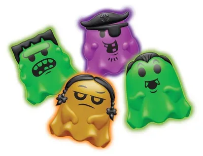 Obrázok produktu pre Schylling NeeDoh Glowy Ghost – Mäkký, antistresový duch, ktorý svieti v tme