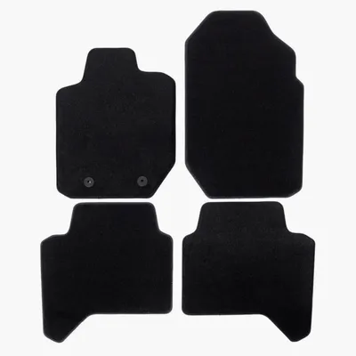 Obrázok produktu pre J&J Automotive | PREMIUM BLACK autokoberce velúrové pre Ford Ranger T6/T7 2012-2023 4ks