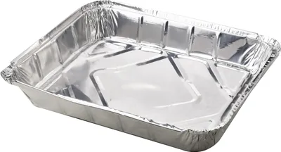 Produktbild von Backblech Aluminium Basic Kitchen Aluminiumform 33 x 26 x 4,5 cm Silber 1 Stück
