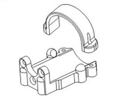 Produktbild von Krick Motorhalterung   6044
